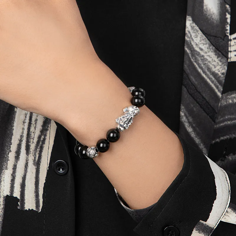 OWNCOOL Obsidian Jade Bracelets Men's-4