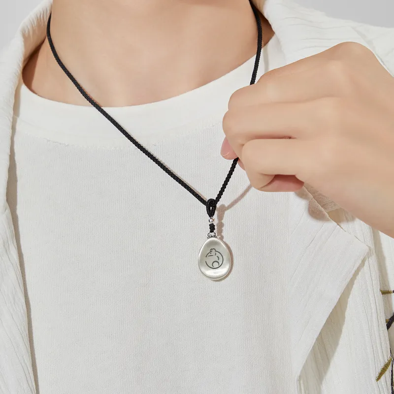 OWNCOOL 999 Fine Silver Sterling Silver Necklaces Women's-5