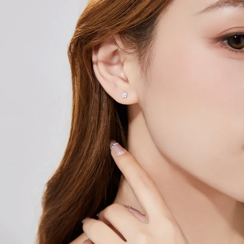 OWNCOOL S925 Silver Stud Earrings Women's-2