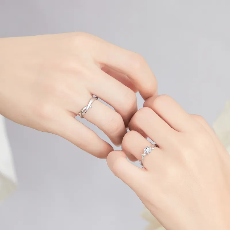 OWNCOOL 999 Fine Silver Ring Gift Box Set Unisex-6