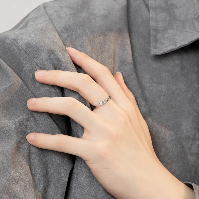 OWNCOOL 999 Fine Silver Rings Unisex-6