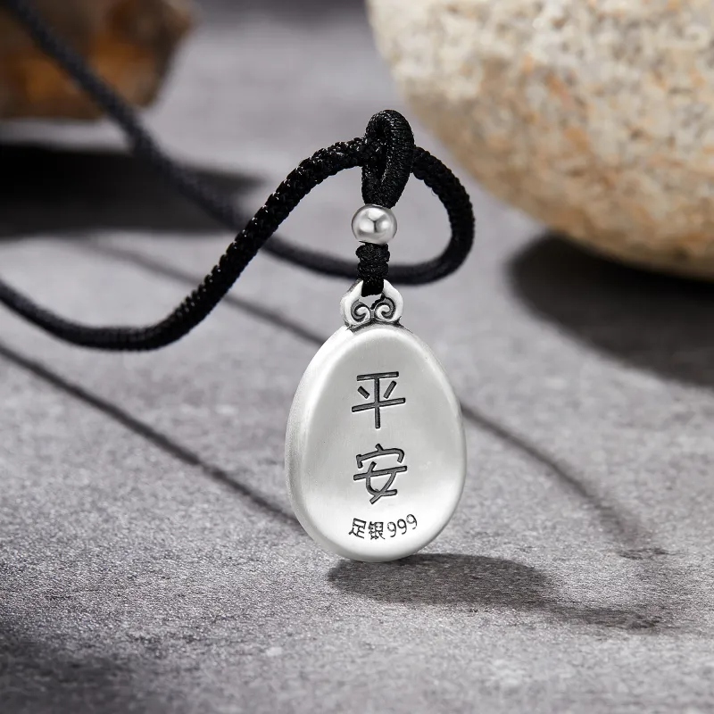 OWNCOOL 999 Fine Silver Sterling Silver Necklaces Women's-3