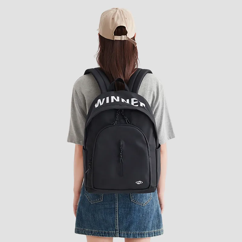 WINNER Polyester Laptop Backpack Large Size Unisex White/Black-8