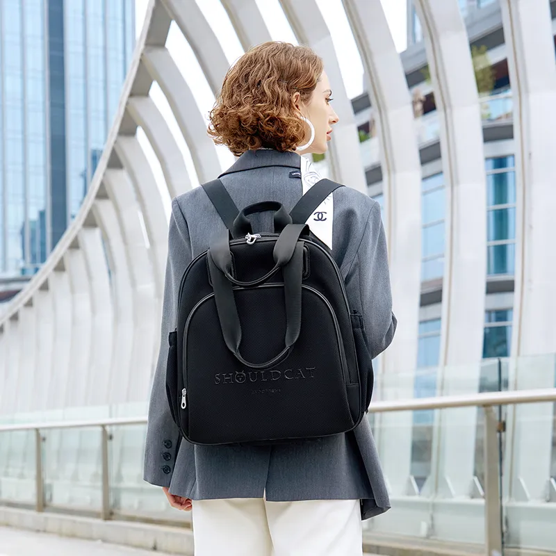 WINNER Water Repellent Polyester Backpack Women's Laser/Black-12