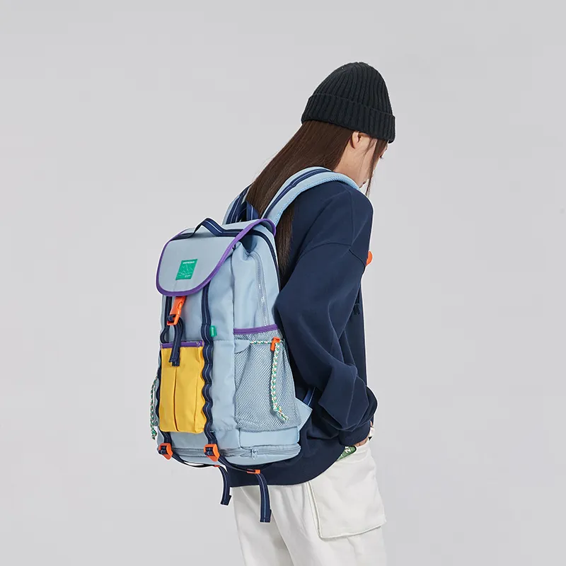 WINNER Polyester Backpack Large Size Unisex Multicolor-12