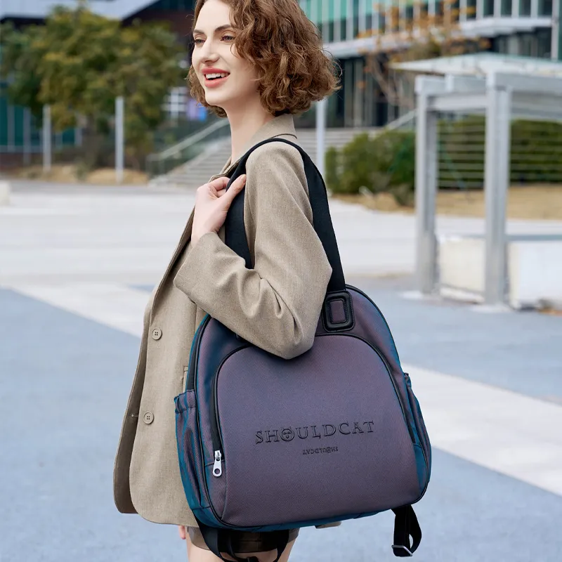 WINNER Water Repellent Polyester Backpack Women's Laser/Black-6
