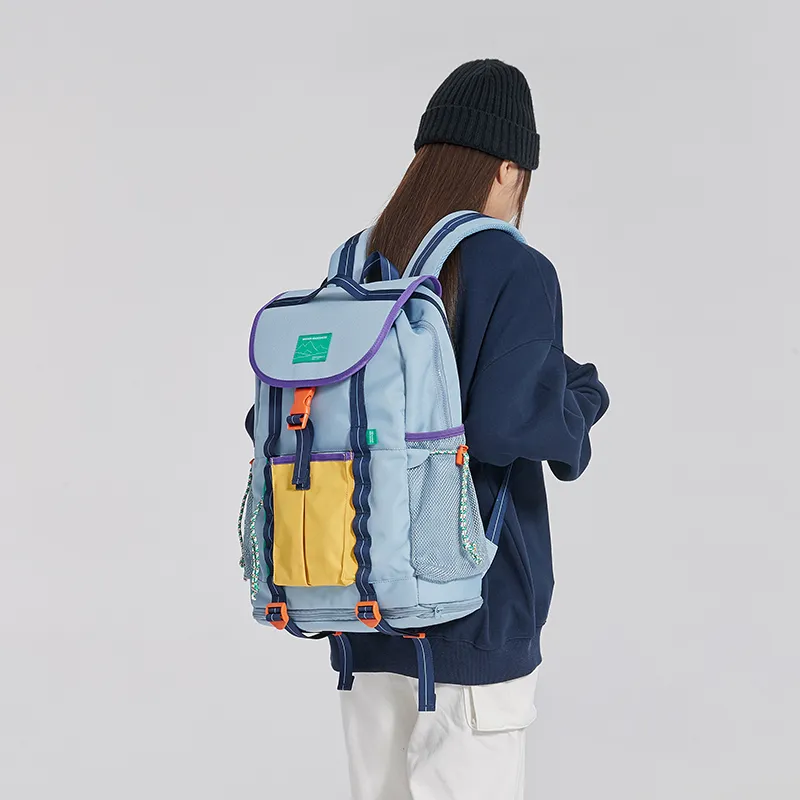 WINNER Polyester Backpack Large Size Unisex Multicolor-13