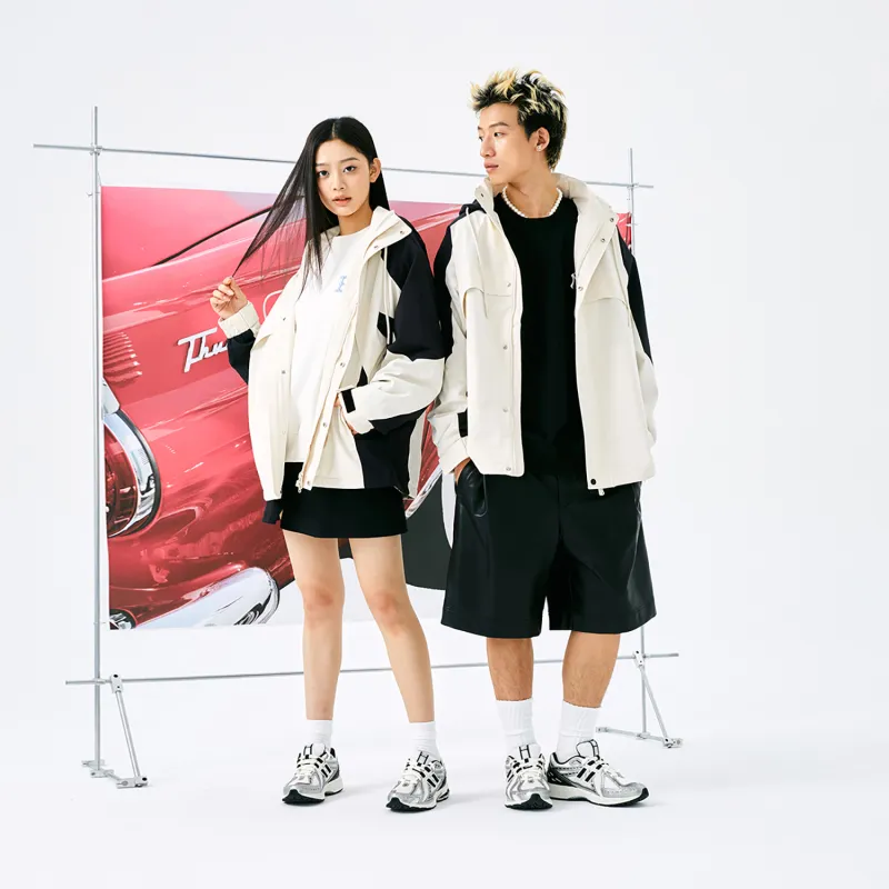 New Balance Waterproof Windbreaker Jacket Unisex Black-6