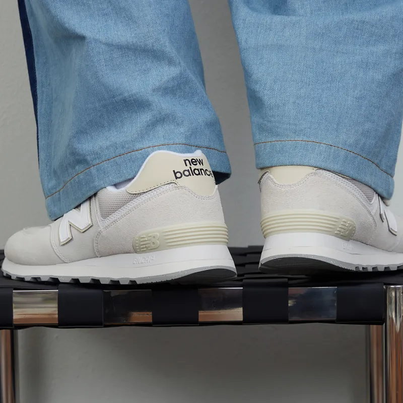 New Balance 574 Shoes 'Beige White'-10