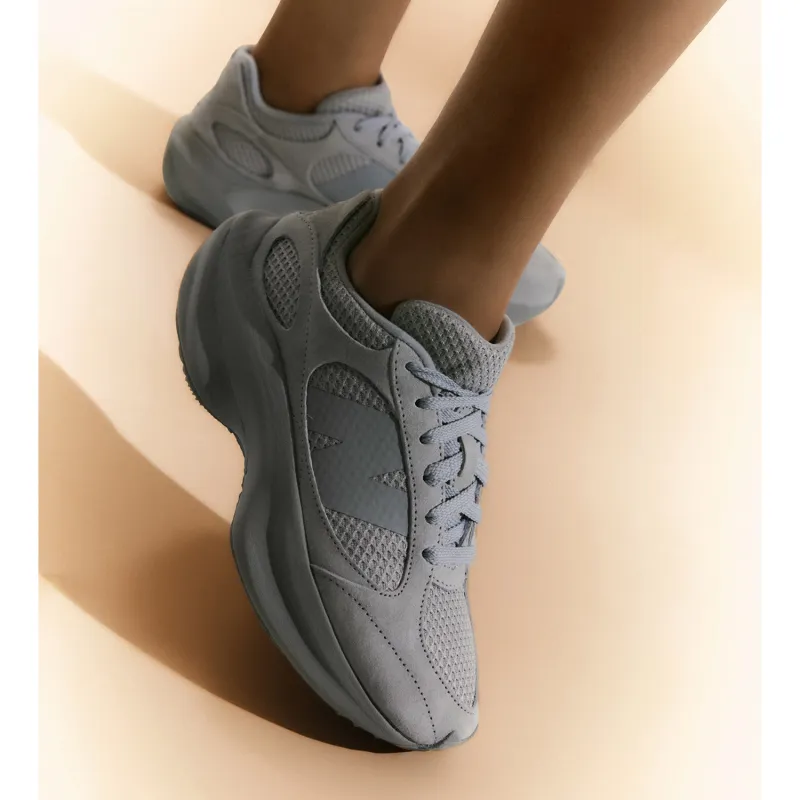 New Balance Wrpd Runner Cushioned Height Increase Wear Resistant Breathable Low Top Casual Running Shoes Unisex Gray-13