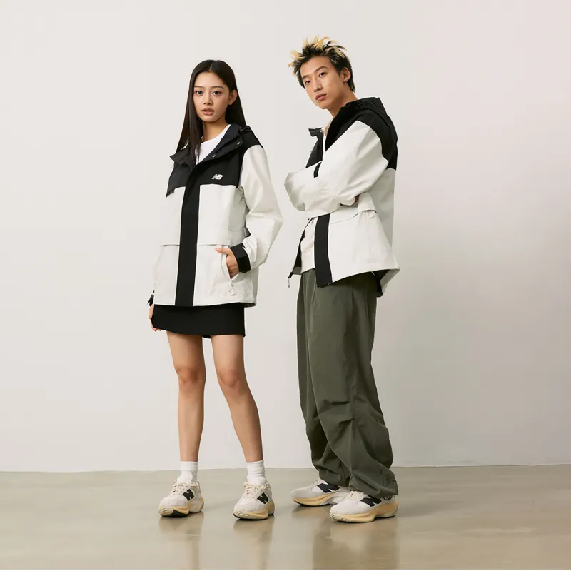 New Balance Jackets Coats Unisex Cream White-7