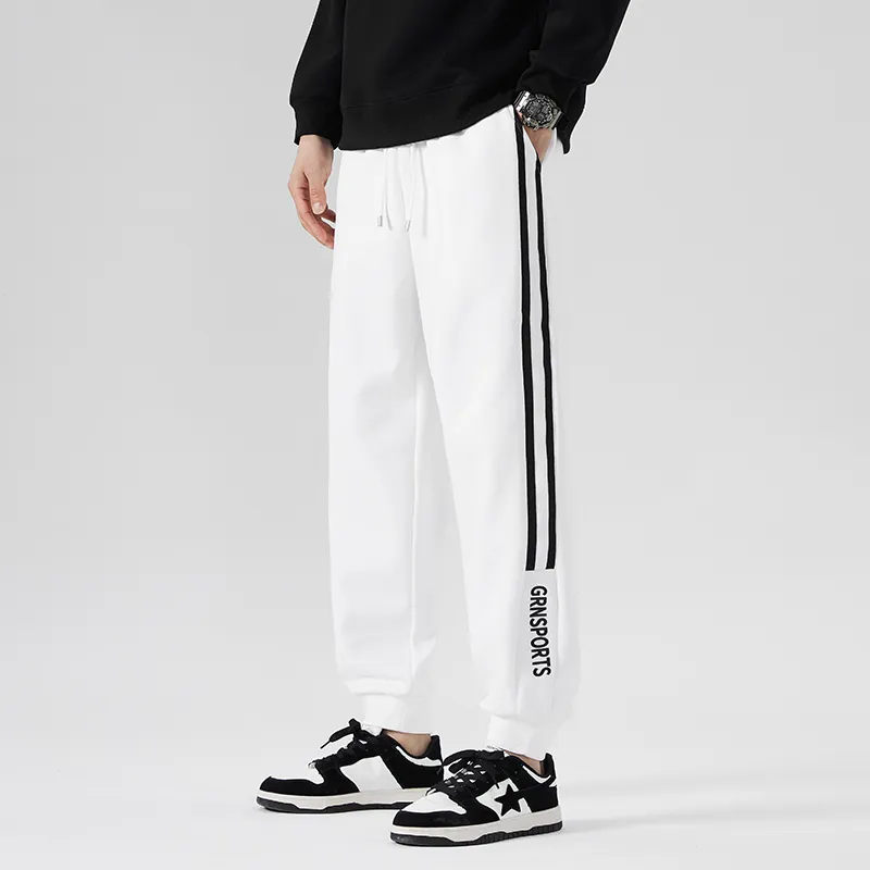 K bird Knitted Fabric Casual Pants Unisex-3
