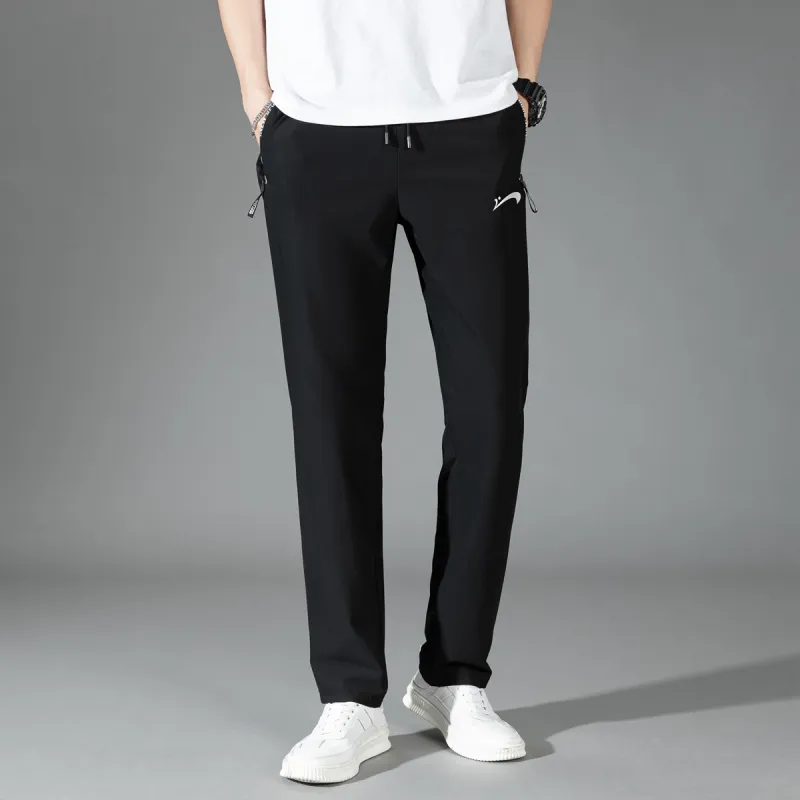 K-bird Casual Pants Unisex Flat Black-3