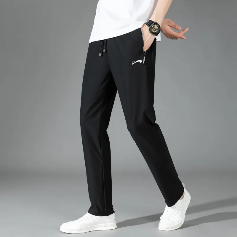 K-bird Casual Pants Unisex Flat Black-2