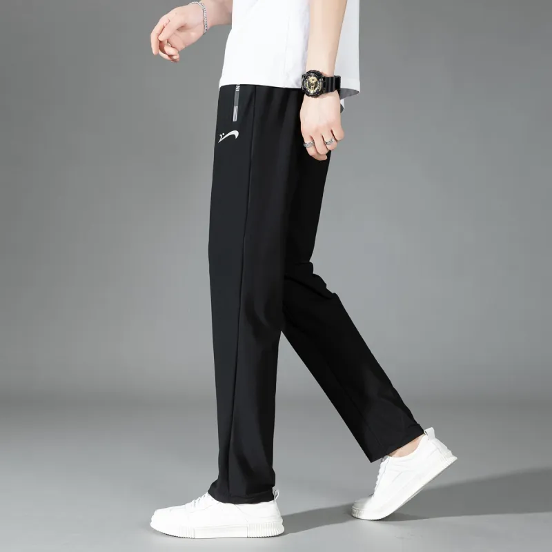 K-bird Casual Pants Unisex Flat Black-4