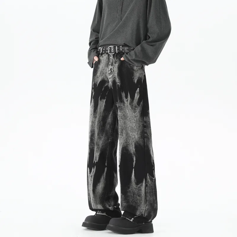 WELTER EXPERIMENT Jeans Men's Black Gray-10