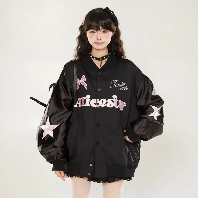 WELTER EXPERIMENT American Luxury Streetwear Trendy Baseball Jacket Unisex-3