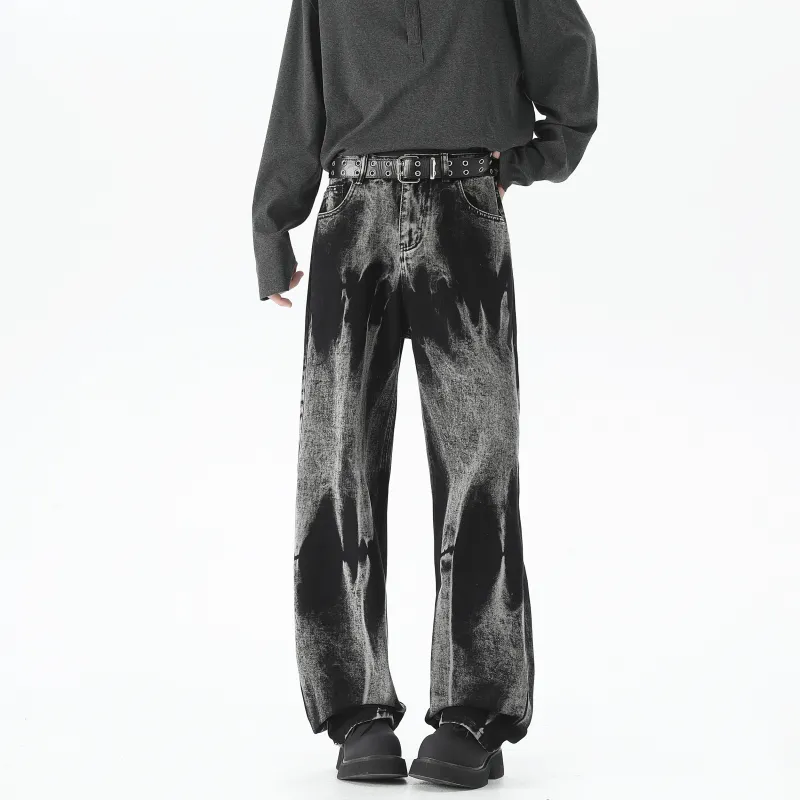 WELTER EXPERIMENT Jeans Men's Black Gray-11