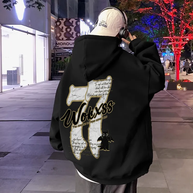 WOKXSS Sweatshirt For Spring And Fall Unisex-2