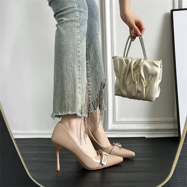 Luji Slim Heel High Heels Women's-3