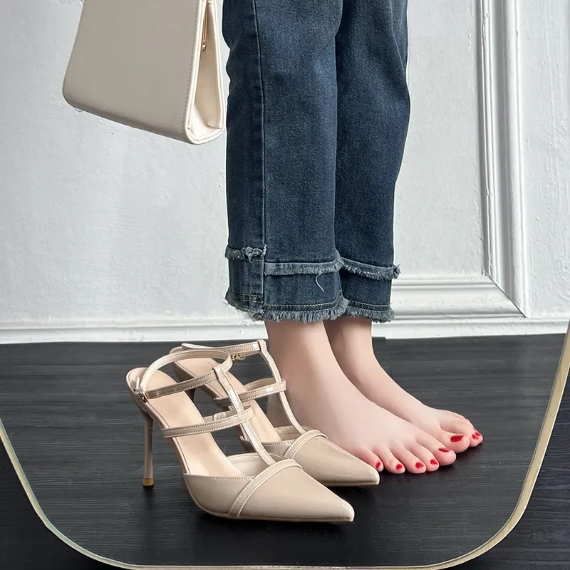 Luji Slim Heel High Heels Women's-4