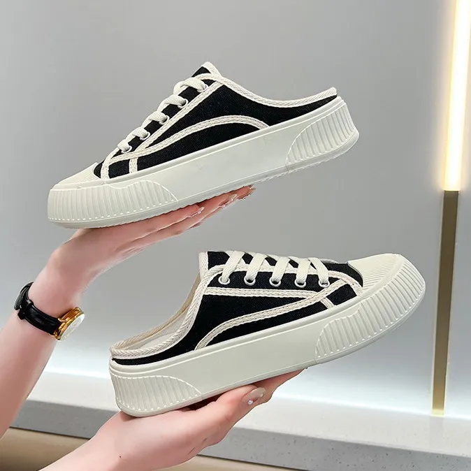 Luji Canvas Shoes Women's Black-3