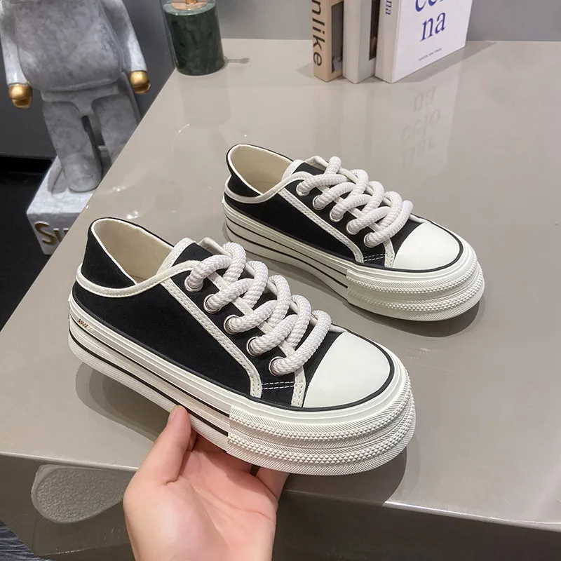 Luji Cushioning Wear Resistant Low Top Skateboard Shoes Women's-5