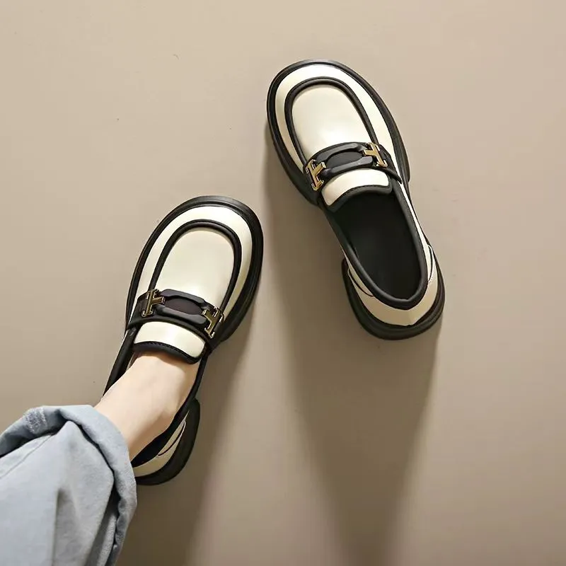 Luji Loafers Women's Ecru/Black-3