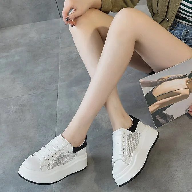 Luji Slip Resistant Cushioning Impact Resistance Quick Dry Wear Resistant Balance Low Top Skateboard Shoes Women's-2