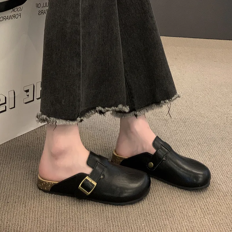 Luji Metal Closed Toe Slippers Women's-2