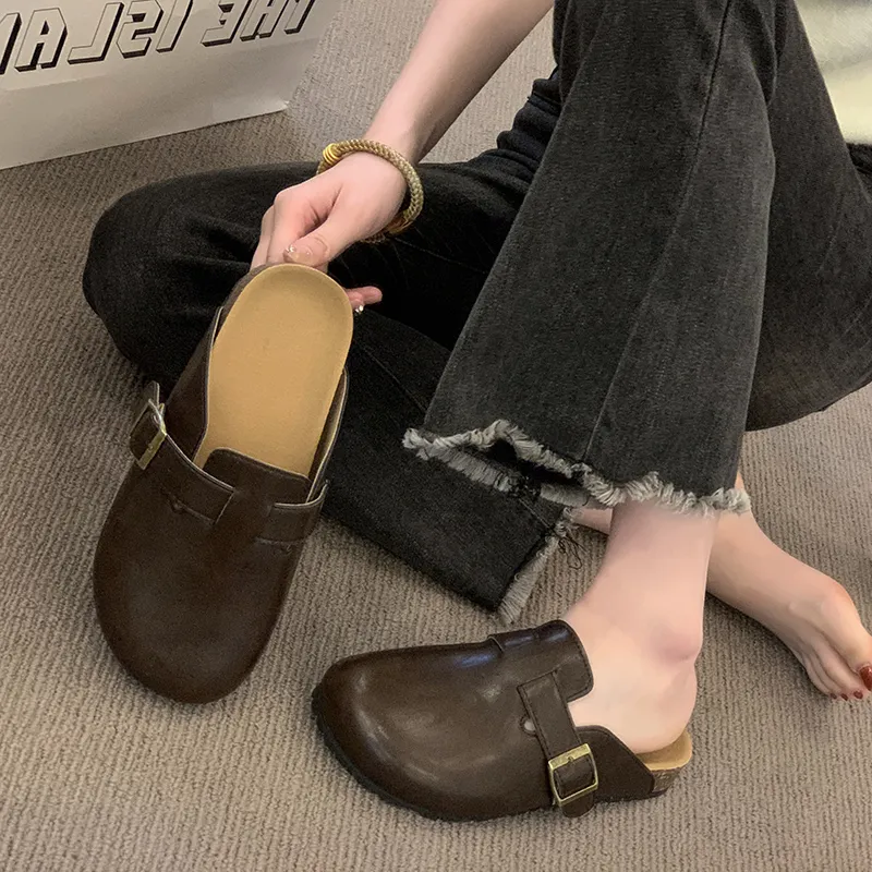 Luji Metal Closed Toe Slippers Women's-9