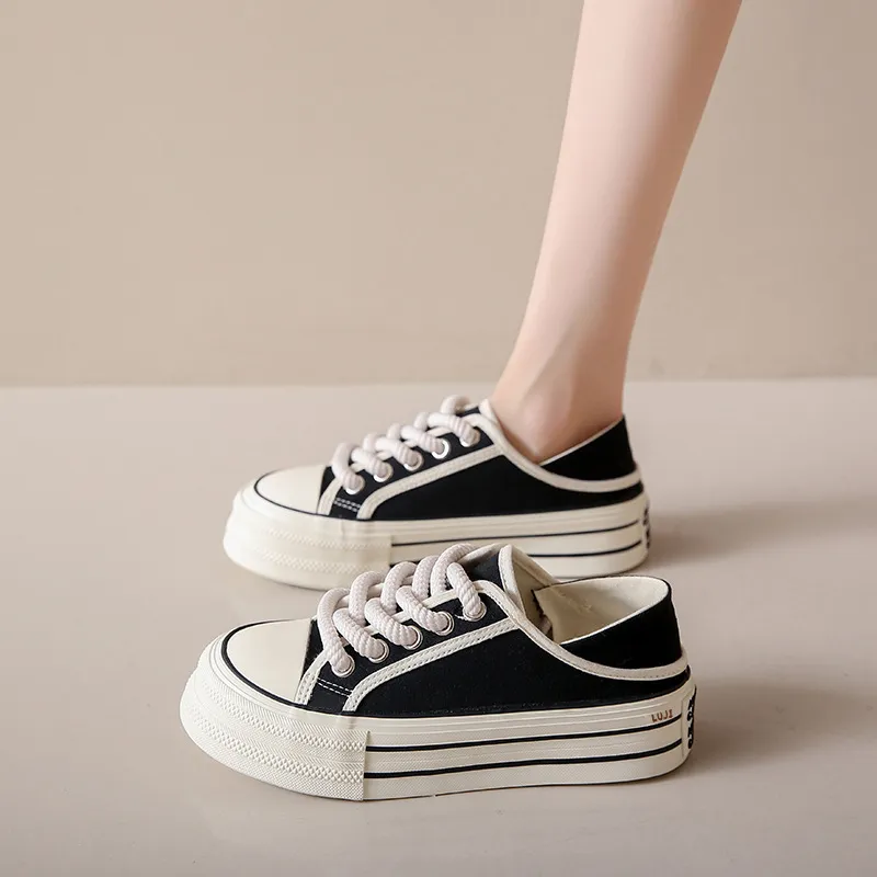 Luji Cushioning Wear Resistant Low Top Skateboard Shoes Women's-4
