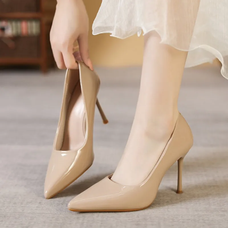 Luji Slim Heel High Heels Women's-3