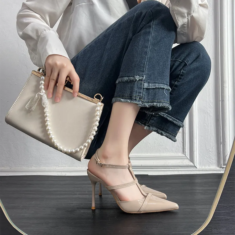 Luji Slim Heel High Heels Women's-1