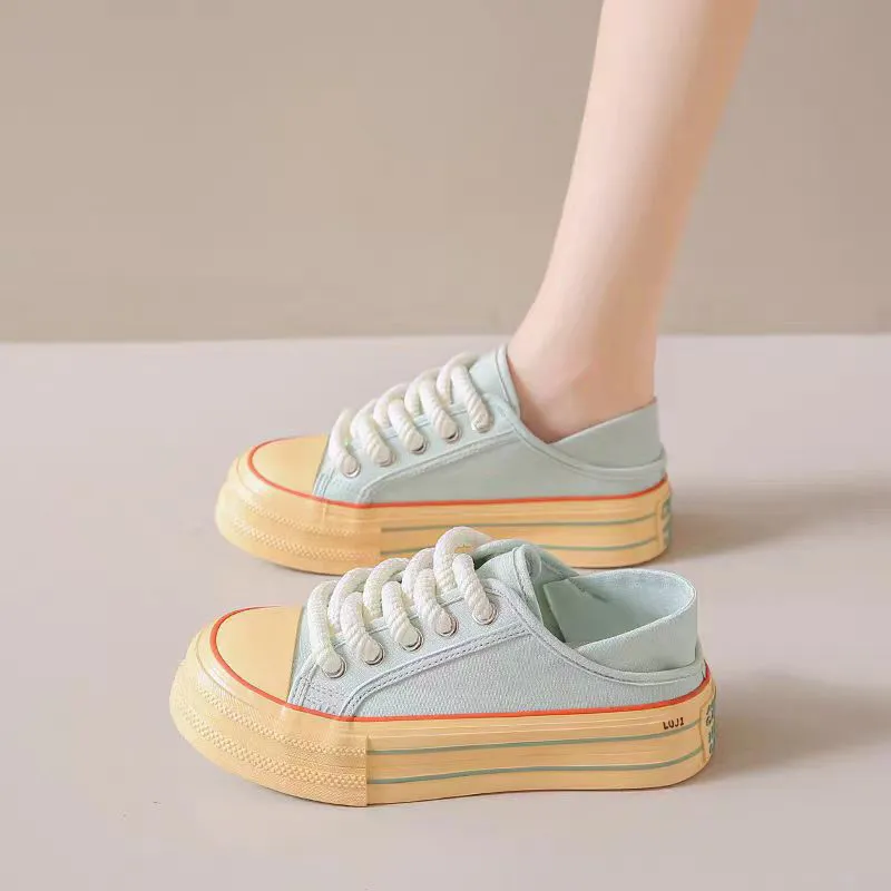Luji Cushioning Wear Resistant Low Top Skateboard Shoes Women's-7