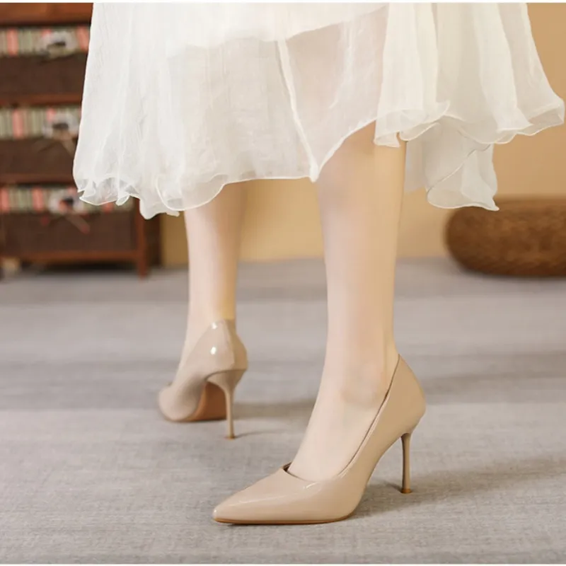 Luji Slim Heel High Heels Women's-2