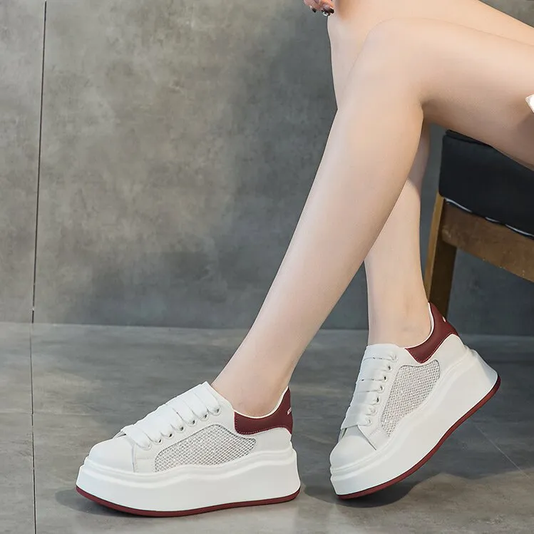 Luji Slip Resistant Cushioning Impact Resistance Quick Dry Wear Resistant Balance Low Top Skateboard Shoes Women's-7