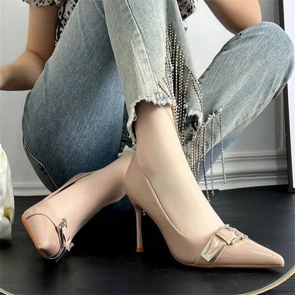 Luji Slim Heel High Heels Women's-5