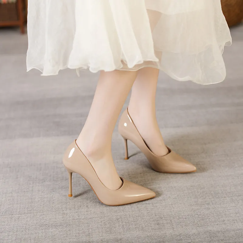 Luji Slim Heel High Heels Women's-4