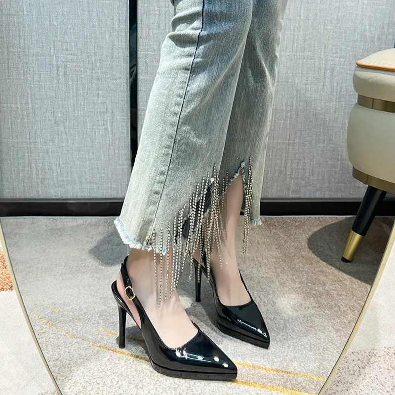 Luji Slim Heel High Heels Women's-8