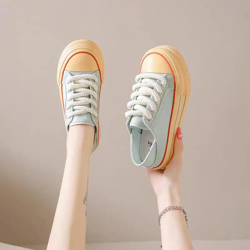 Luji Cushioning Wear Resistant Low Top Skateboard Shoes Women's-8