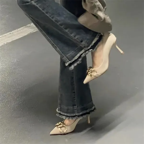Luji Slim Heel High Heels Women's-3