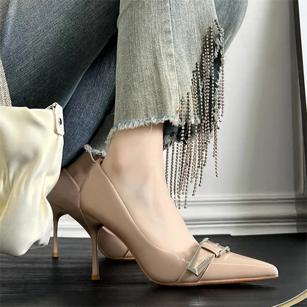 Luji Slim Heel High Heels Women's-2