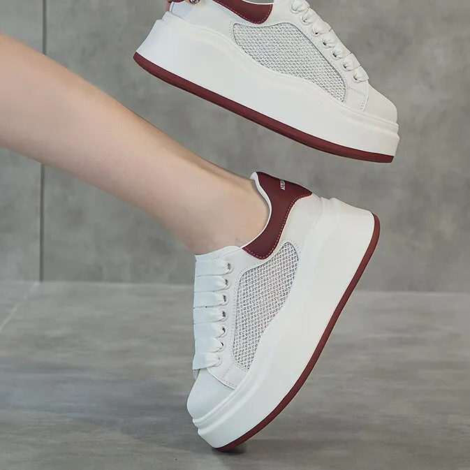 Luji Slip Resistant Cushioning Impact Resistance Quick Dry Wear Resistant Balance Low Top Skateboard Shoes Women's-6
