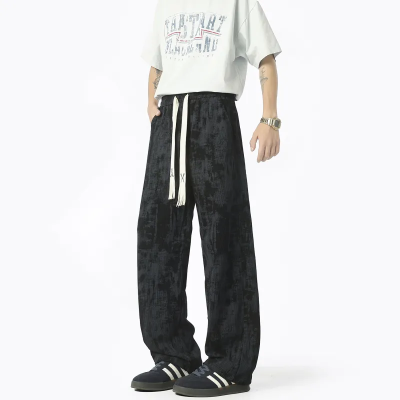 WOSAWE Casual Pants Draped Pants Thin Air Conditioners Pants Unisex-6