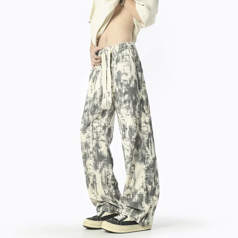 WOSAWE Casual Pants Draped Pants Thin Air Conditioners Pants Unisex-2