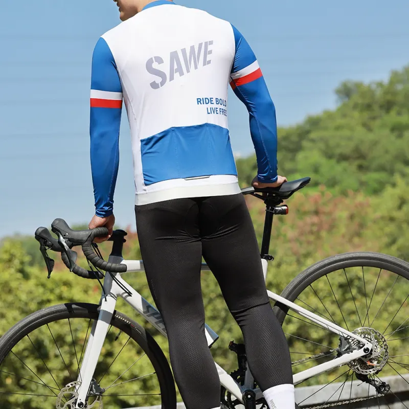 WOSAWE Cycling Clothing Unisex White-2