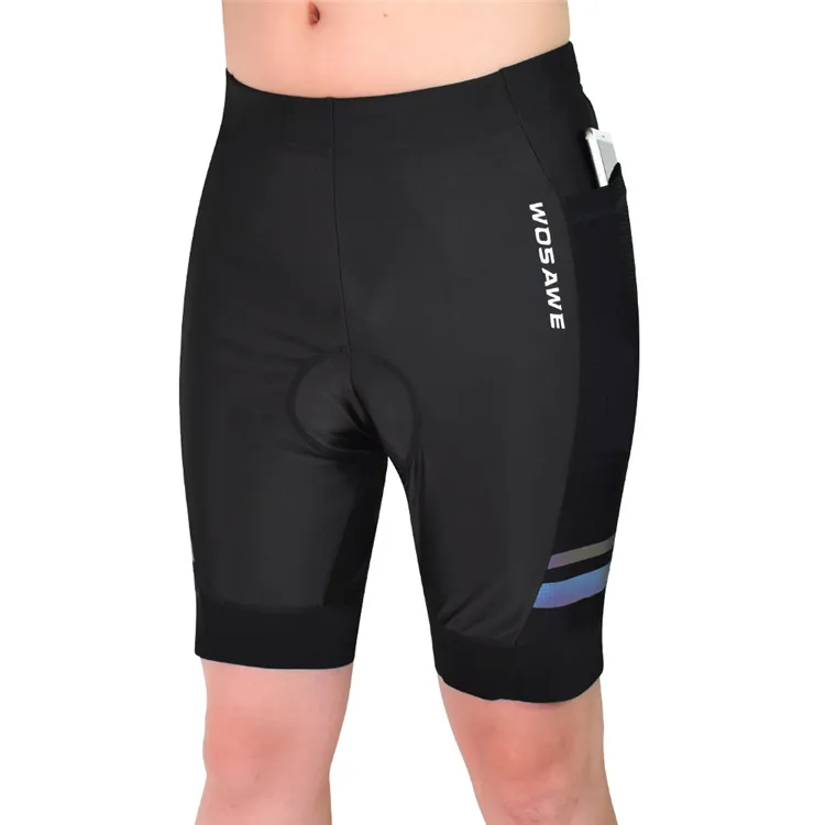 WOSAWE Cycling Pants Unisex Black-3