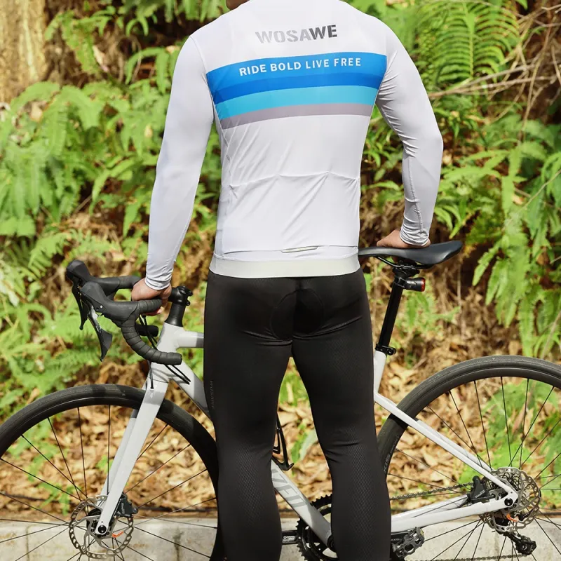 WOSAWE Cycling Clothing Unisex White-1