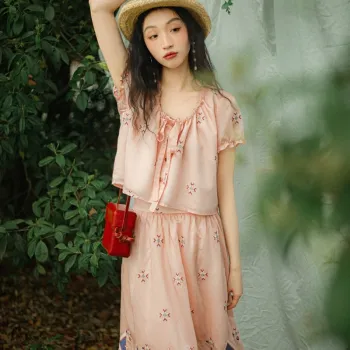 ANNECHEN Two Piece Skirt Sets Women's